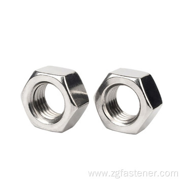 A2-70 DIN 934Hexagon bolt Nuts hex Nuts for steel building